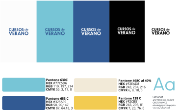 Colores Cursos de Verano