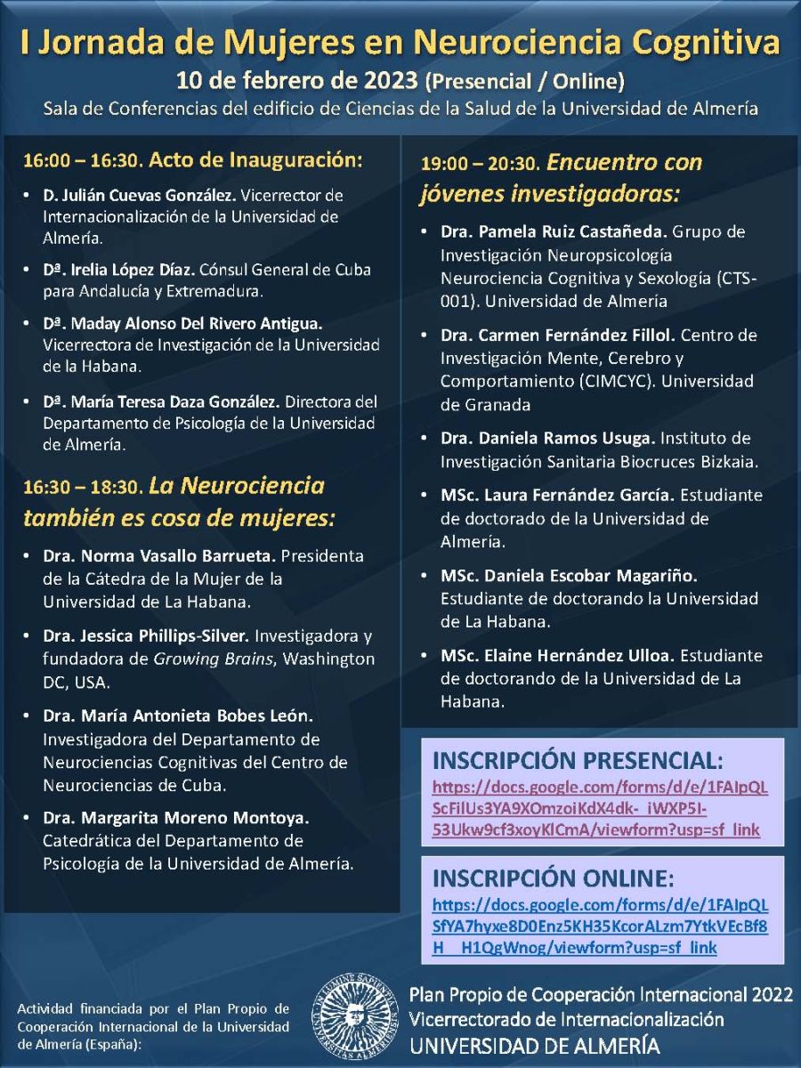 I Conference of Women in Cognitive Neuroscience I Conference of Women in Cognitive Neuroscience